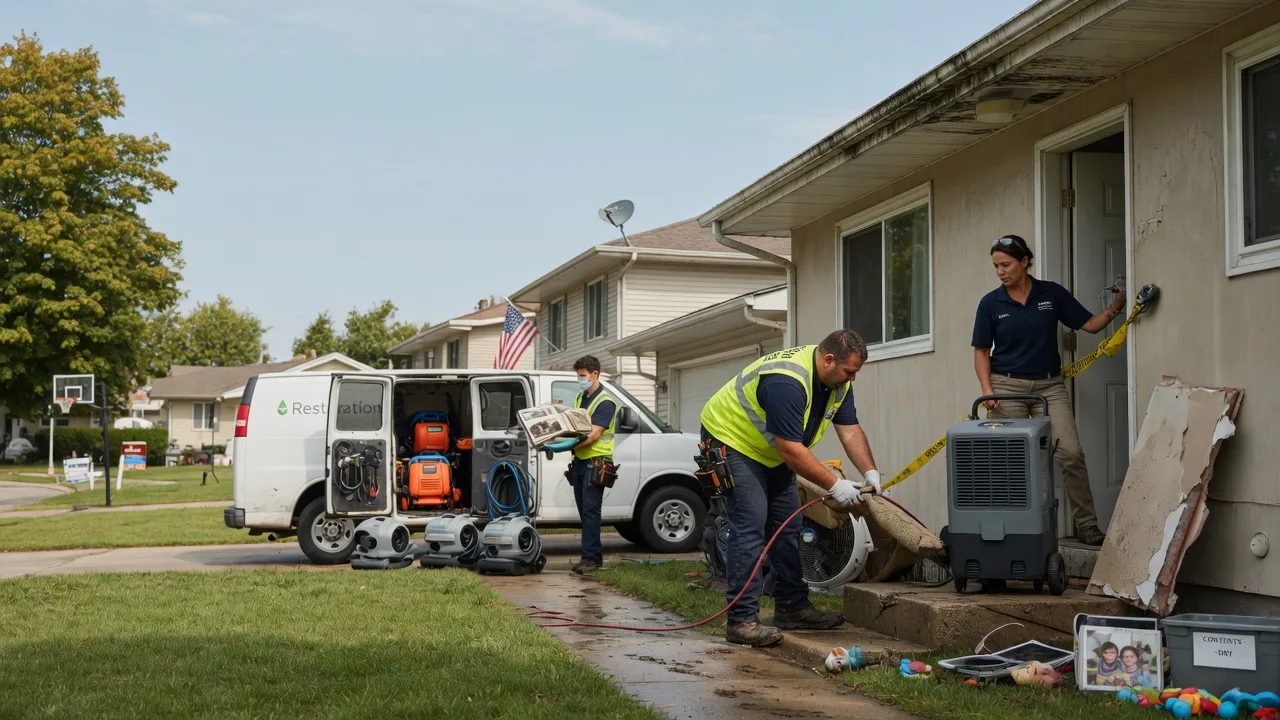 Water Damage Restoration in Walnut, KS near me